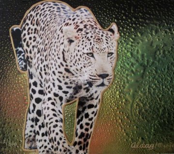 Cheetah II 16x20 Original Painting - Juergen Aldag Cheetah II 16x20 Original Painting - Juergen Aldag