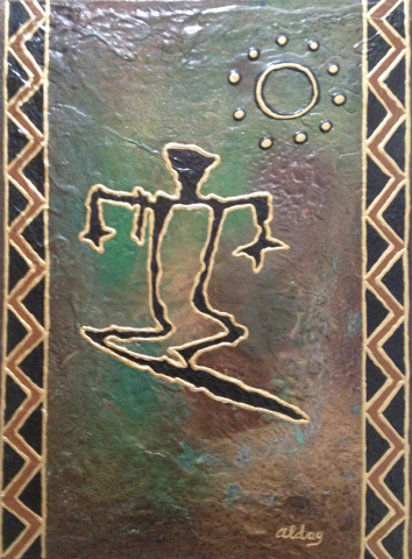 Surfer 28x18 Original Painting by Juergen Aldag Surfer 28x18 Original Painting by Juergen Aldag
