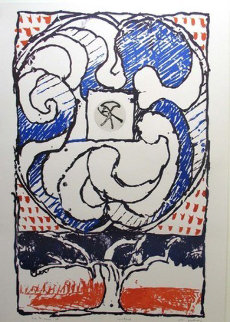 Window Limited Edition Print - Pierre Alechinsky Window Limited Edition Print - Pierre Alechinsky