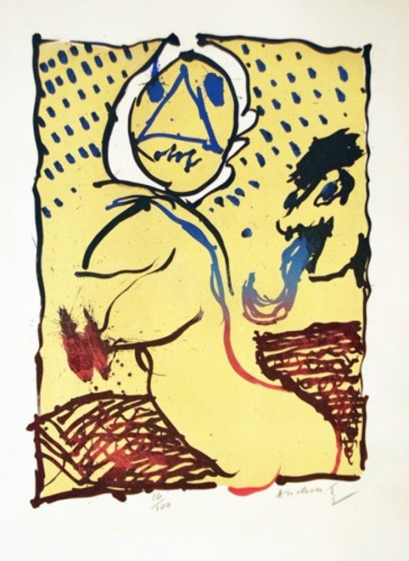 La Taille Douce 1969 Limited Edition Print by Pierre Alechinsky La Taille Douce 1969 Limited Edition Print by Pierre Alechinsky
