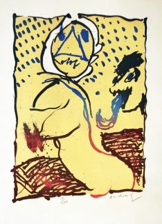 La Taille Douce 1969 Limited Edition Print - Pierre Alechinsky La Taille Douce 1969 Limited Edition Print - Pierre Alechinsky
