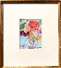 Untitled Floral Still Life Watercolor 1993 16x14 Watercolor by Alexandre Minguet - 4