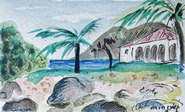 Caribbean Scene Limited Edition Print by Alexandre Minguet