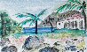 Caribbean Scene Limited Edition Print by Alexandre Minguet - 0