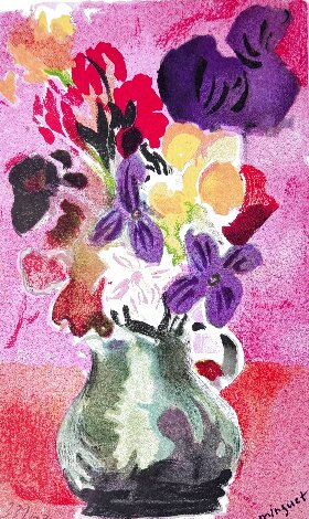 Still Life of Flowers Limited Edition Print - Alexandre Minguet