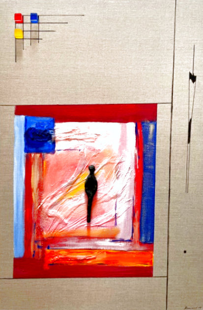 Constructivist Within the Gleaming 2008 36x24 Original Painting by  Alexander