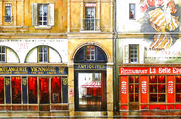 Boulangerie Vienoisse 2015 22x30 - Paris, France Original Painting - Alexey Alexandrovitch 
