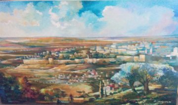 Jerusalem 50x41 Super Huge Original Painting - Alex Grinshpun Jerusalem 50x41 Super Huge Original Painting - Alex Grinshpun