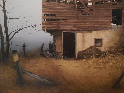 Last Days of Fall 1997 38x48 Huge Original Painting - Alexander Volkov