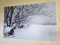 Quiet Snowfall AP  2003 Embellished - Huge Limited Edition Print by Alexander Volkov - 1