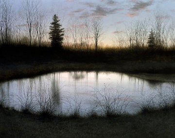 Night Pond 2002 Limited Edition Print - Alexander Volkov Night Pond 2002 Limited Edition Print - Alexander Volkov
