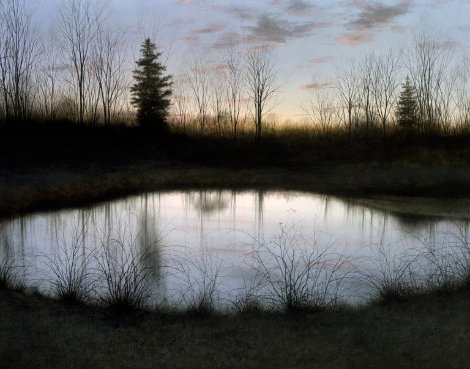 Night Pond 2002 Limited Edition Print - Alexander Volkov