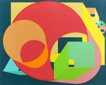 Scholes I 1991 Limited Edition Print - Al Held Scholes I 1991 Limited Edition Print - Al Held
