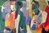 Rehearsal 1995 60x78 Super Huge Original Painting by Ali Golkar - 0 Rehearsal 1995 60x78 Super Huge Original Painting by Ali Golkar - 0