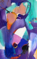 Woman With Violin 2010 48x35 Super Huge Original Painting by Ali Golkar - 0 Woman With Violin 2010 48x35 Super Huge Original Painting by Ali Golkar - 0