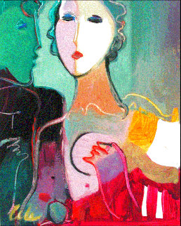 Untitled Portrait 10x8 Original Painting - Ali Golkar Untitled Portrait 10x8 Original Painting - Ali Golkar