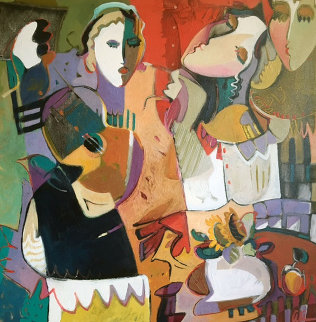 Untitled Painting 2000 46x46 Original Painting - Ali Golkar Untitled Painting 2000 46x46 Original Painting - Ali Golkar