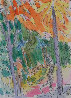 Garden of Eden Watercolor 1984 7x5 Watercolor by Carlos Almaraz - 3 Garden of Eden Watercolor 1984 7x5 Watercolor by Carlos Almaraz - 3