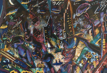 Laughing and Crying AP 1987 Limited Edition Print - Carlos Almaraz Laughing and Crying AP 1987 Limited Edition Print - Carlos Almaraz