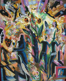 Tree of Life AP 1989 Huge Limited Edition Print - Carlos Almaraz Tree of Life AP 1989 Huge Limited Edition Print - Carlos Almaraz