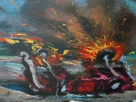 West Coast Crash AP 1990 Super Huge Limited Edition Print by Carlos Almaraz - 2 West Coast Crash AP 1990 Super Huge Limited Edition Print by Carlos Almaraz - 2