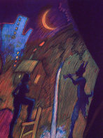 Moonlight Theater AP 1989 Limited Edition Print by Carlos Almaraz - 2 Moonlight Theater AP 1989 Limited Edition Print by Carlos Almaraz - 2