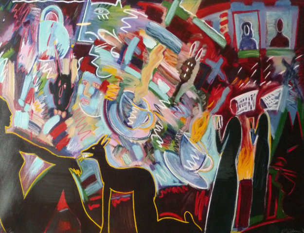 Pleasure Is Mine 1990 Limited Edition Print by Carlos Almaraz Pleasure Is Mine 1990 Limited Edition Print by Carlos Almaraz