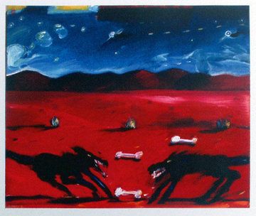 Greed Limited Edition Print - Carlos Almaraz Greed Limited Edition Print - Carlos Almaraz