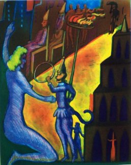 Citadel PP 1988 Limited Edition Print - Carlos Almaraz Citadel PP 1988 Limited Edition Print - Carlos Almaraz