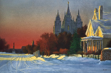 South Temple 1893 Utah Limited Edition Print - Al Rounds South Temple 1893 Utah Limited Edition Print - Al Rounds