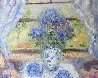 Hyacinths At the Cottage 33x39 Original Painting by Duane Alt - 0