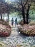 A Family Walk AP 1980 Central Park Limited Edition Print by Harold Altman - 2