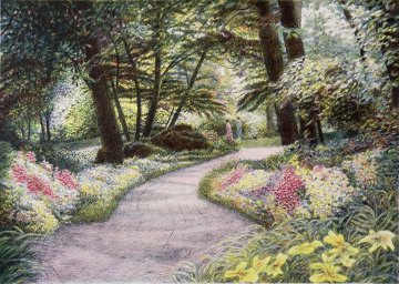 Shaded Path 1989 Limited Edition Print - Harold Altman