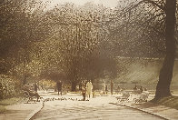 Fifty Eight Pigeons Limited Edition Print by Harold Altman - 0 Fifty Eight Pigeons Limited Edition Print by Harold Altman - 0