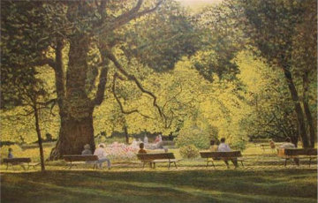 Benches 1988 Limited Edition Print - Harold Altman
