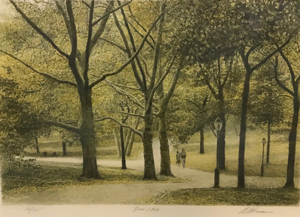 Trees 1986 Limited Edition Print by Harold Altman Trees 1986 Limited Edition Print by Harold Altman