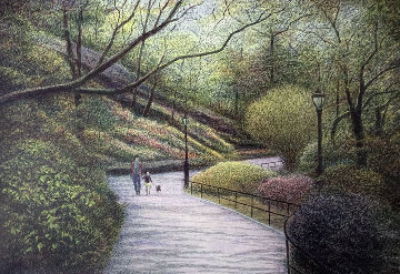 Trio in Central Park 1997 Limited Edition Print - Harold Altman Trio in Central Park 1997 Limited Edition Print - Harold Altman