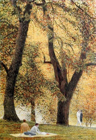 Fall I-IV Series - Framed  Suite of 4 Lithographs - AP 1985 Limited Edition Print - Harold Altman