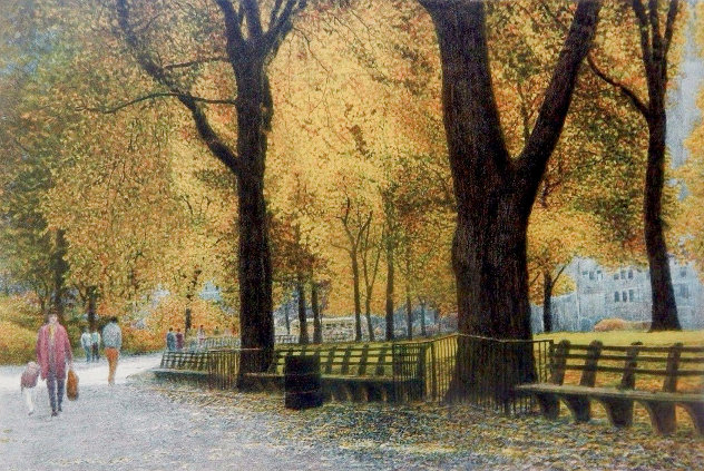 Fall 1986 - Central Park, New York - NYC Limited Edition Print by Harold Altman