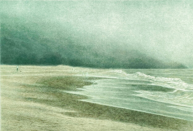 Point Reyes 1992 Framed Limited Edition Lithograph 20x27 by Harold ...