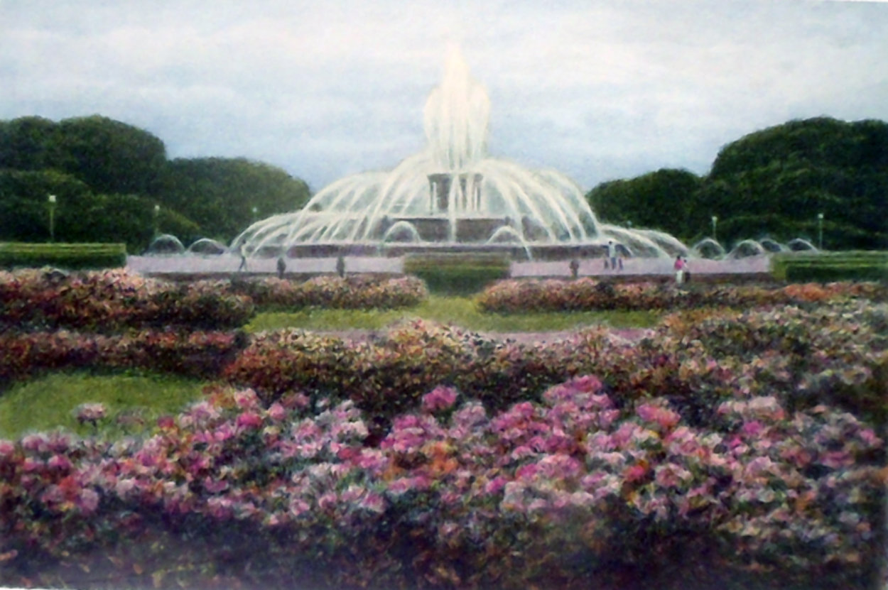 Buckingham Fountain 1994 Chicago Limited Edition Print by Harold Altman Buckingham Fountain 1994 Chicago Limited Edition Print by Harold Altman