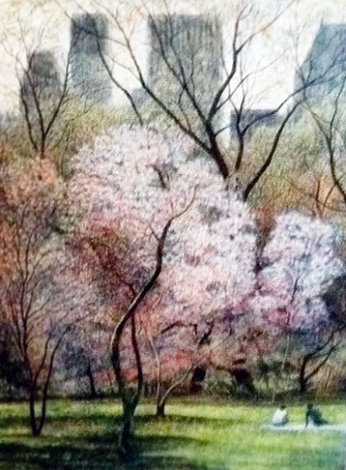 Spring Blossoms, New York AP 1987 Limited Edition Print - Harold Altman