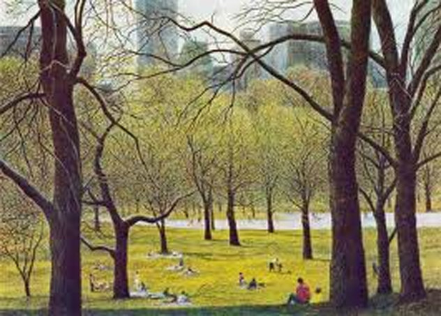 Early Spring 1987 New York - NYC Limited Edition Print by Harold Altman