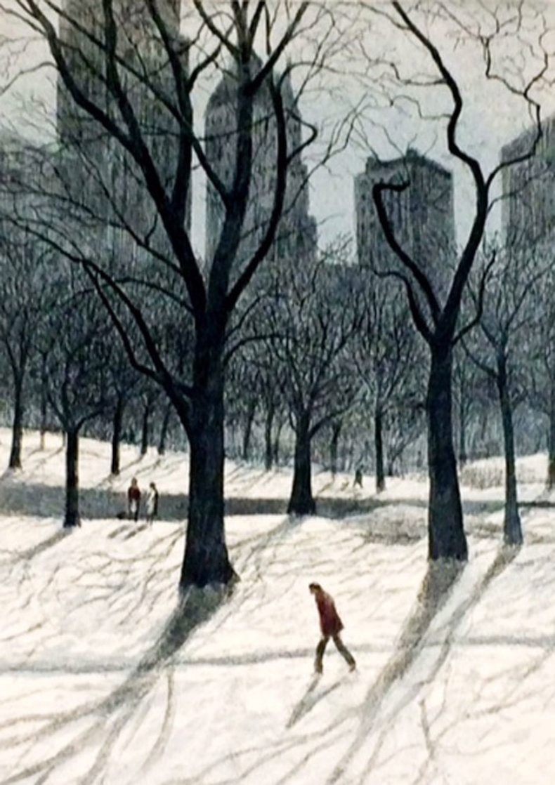 Walking Man AP 1985 Limited Edition Print by Harold Altman Walking Man AP 1985 Limited Edition Print by Harold Altman
