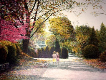 Friends 1990 Limited Edition Print - Harold Altman Friends 1990 Limited Edition Print - Harold Altman
