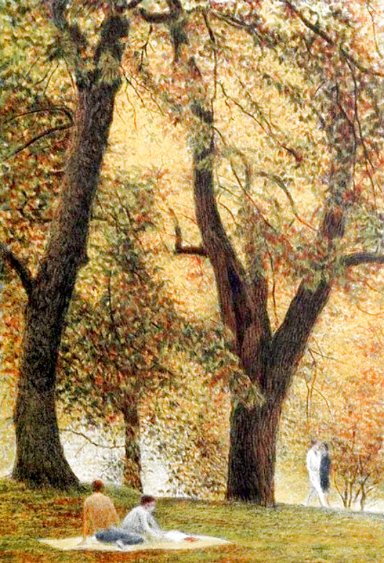 1984) アルトマン　リトグラフ　April Morning Harold Altman | April. [Central Park.] (1984) | Artsy