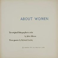 About Women - The Complete Portfolio of 10  Lithographs 1965  Limited Edition Print by John Altoon - 9