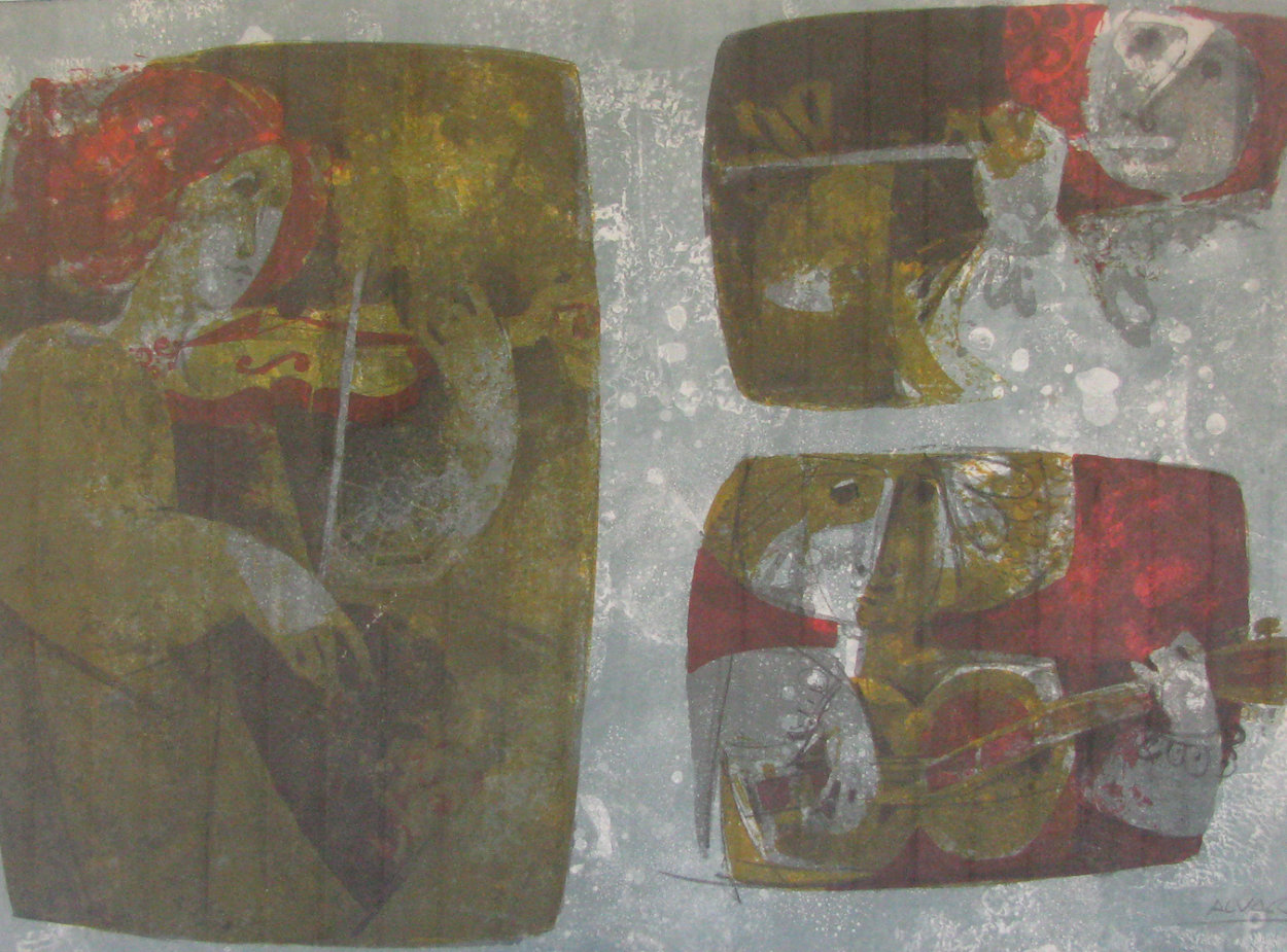 Untitled Lithograph Limited Edition Print by Sunol Alvar Untitled Lithograph Limited Edition Print by Sunol Alvar