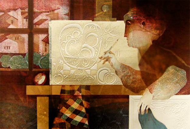 Le Chevalet 1980 Limited Edition Print by Sunol Alvar Le Chevalet 1980 Limited Edition Print by Sunol Alvar