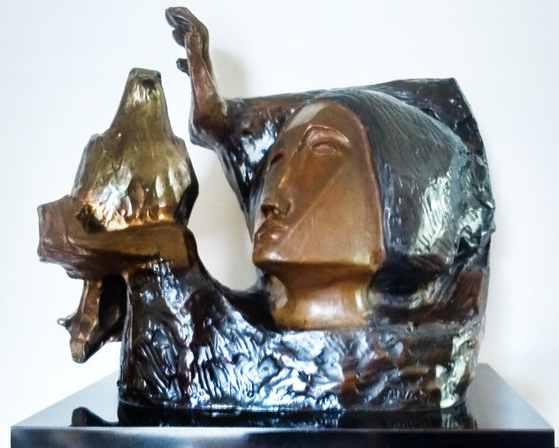 La Paloma Bronze Sculpture Sculpture by Sunol Alvar